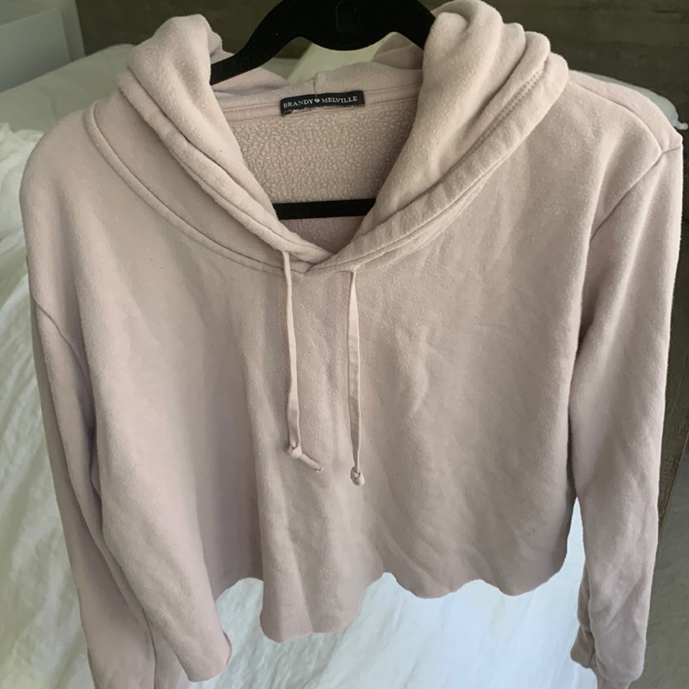 Brandy Melville crop sweatshirt.